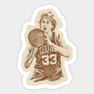 Larry Bird Legend Air Bird Basketball Sticker